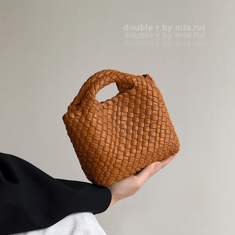 Designer women's handmade basket bag 2025 new single shoulder crossbody bag