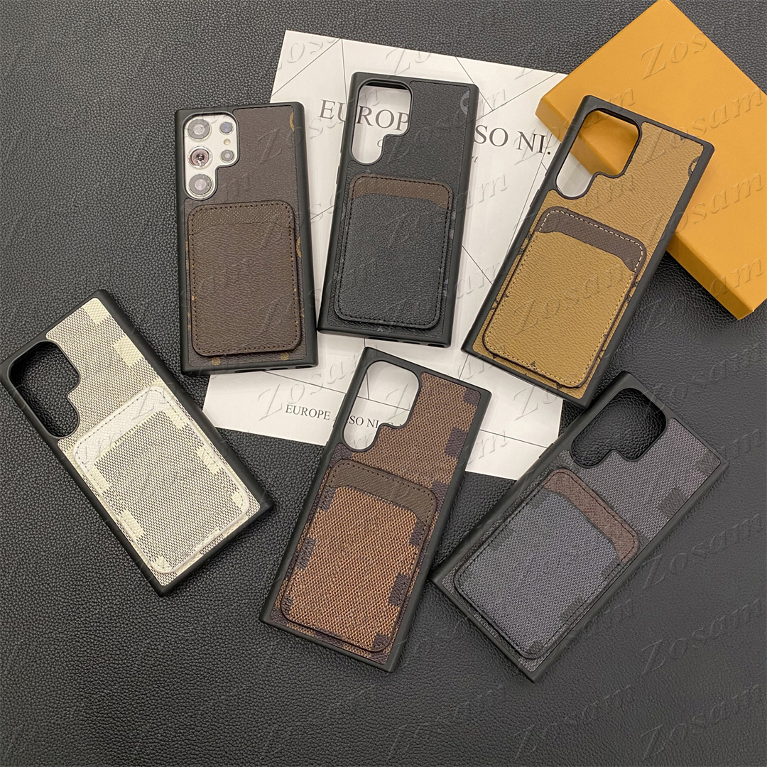 Ultra Thin Luxury Card Pocket Phone Case for Samsung S26 Galaxy S25 S24 S23 S22 S21 S20 Note 20 10 Plus Leather Shell TPU Cover iPhone 17 Air 16 15 14 13 12 11 Pro Max X Xs Xr 8 7