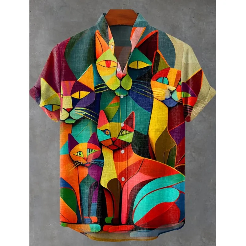 Mens Hawaiian Shirt 3D Fashion Imported Clothing Printed Single Breasted Top Casual Wear Camisa De Hombre Cosas Baratas 250808