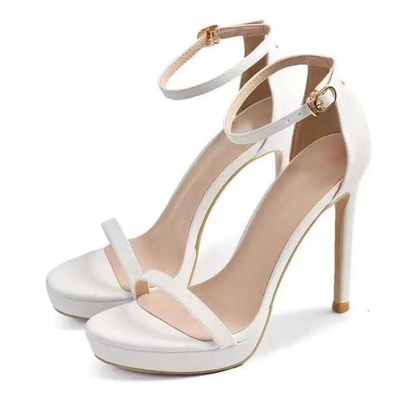 Women Open Toe Ankle Strap Stiletto Dress Sandals Elegant Wedding Party Shoes High Heel Summer Classic Sexy Pumps