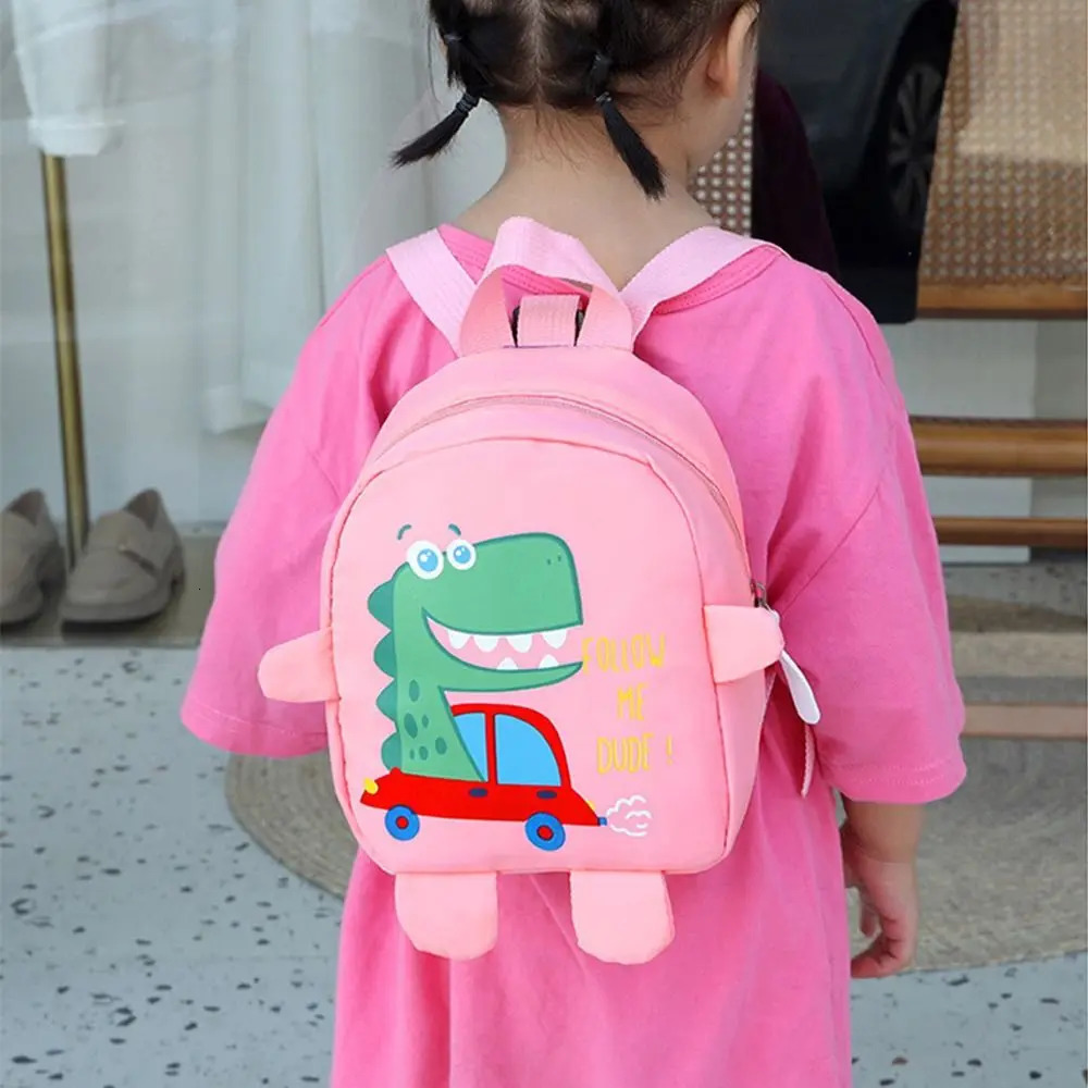 Anti-lost Backpacks Kindergarten Schoolbag Toddler Rucksack Cartoon Dinosaur Baby Children Boys Girls School Bags 250813