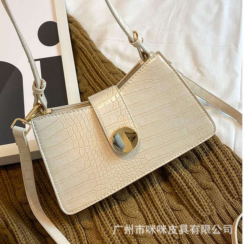 2025 Designer bag Luxury bag New Women's Crocodile Pattern Crossbody Fashion Underarm Elegant Shoulder Bag
