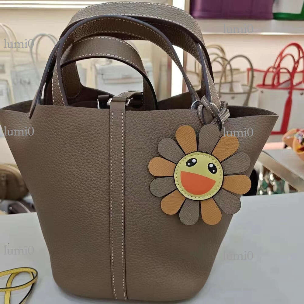 New Rainbow Smiley Sunflower Leather Bag Pendant Cute Colorful Flower Car Interior Hanging Decoration
