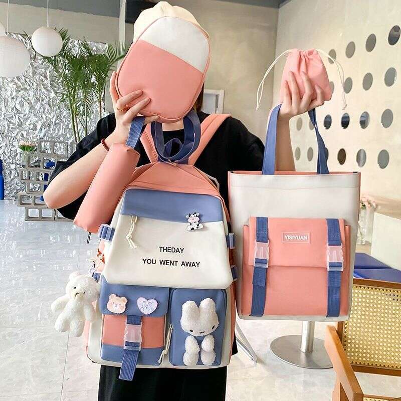 Women's Bags Backpack large capacity new junior high school forest schoolbag casual nylon backpack cute girl one shoulder remedial lesson bag