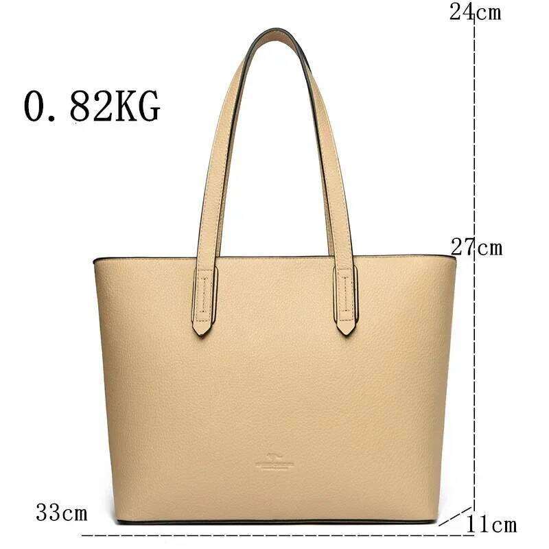 Genuine High Quality Large Capacity Shoulder Female Tote New Designer Handbag For Fashion Women Brand Shopper Bag
