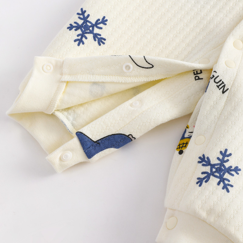 childs breathable insulated full body garment made of soft spun fabric