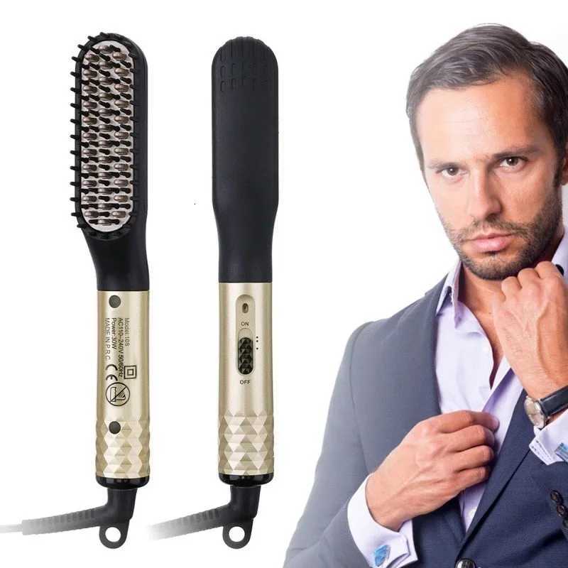 Professional Hair Comb Brush Beard Straightener Multifunctional Hair Straightening Comb Hair Curler Fast Heating Styling Tools W250814