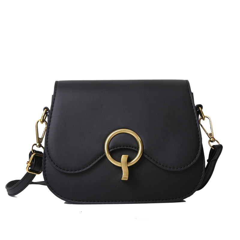 Luxury Brand Designer Bag Vintage Saddle Bag For Women 2022 Winter New Fashion Simple Shoulder Crossbody Bag Casual Commuter Women's Bag