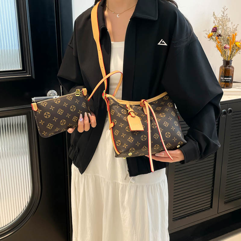 Free shipping designer bag new fashionable large capacity handbag women's luxury crossbody bag vintage single shoulder bag casual shopping bag