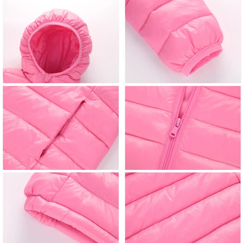 Autumn Winter Kids Down Jackets For Girls Children Clothes Warm Down Coats For Boys Toddler Girls Outerwear Children Clothes 250813