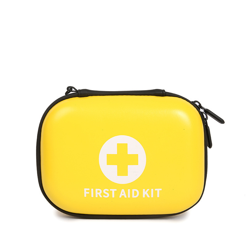 Household Car Portable First Aid Medicine Box Storage Outdoor Emergency Kit PU Medical Bag
