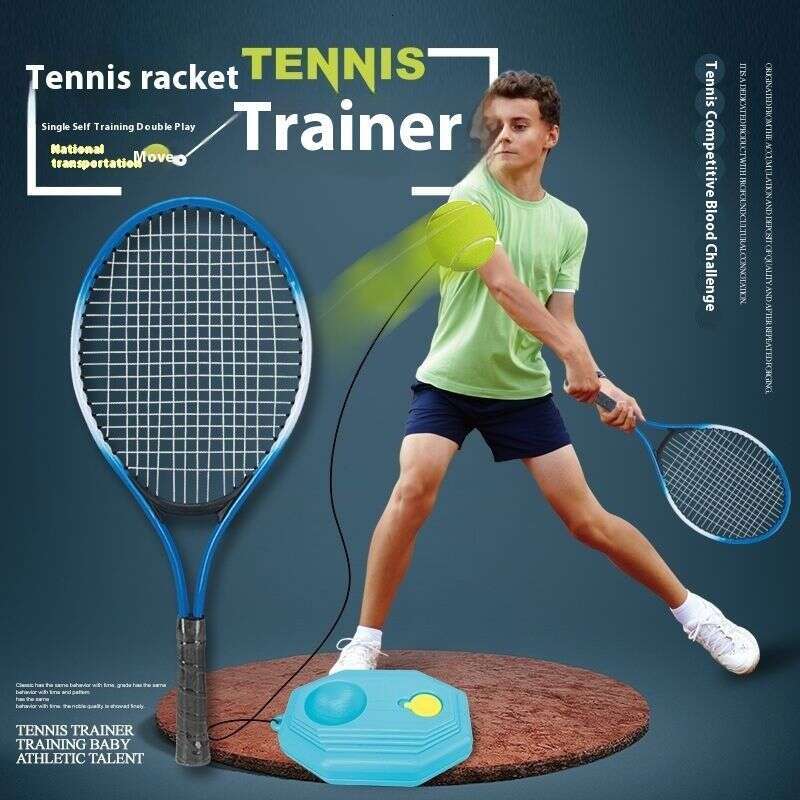 Tennis Racket For Children Single And Double Badminton Training Device With String Sports Ball Outdoor Activities