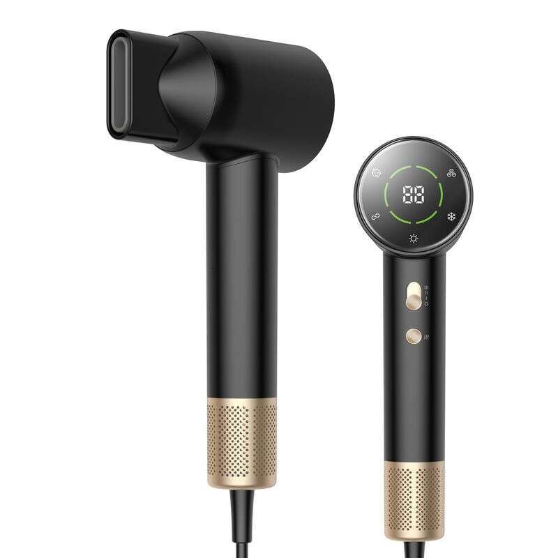 Hot selling high-speed with negative ion digital display for household use. High hair dryer without damaging power