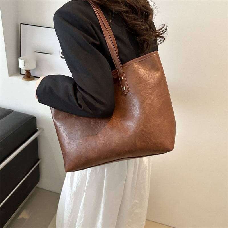 Vintage-inspired Large-capacity Underarm Tote Bag Women, 2024 New Stylish And Unique Shoulder Bag, Perfect For