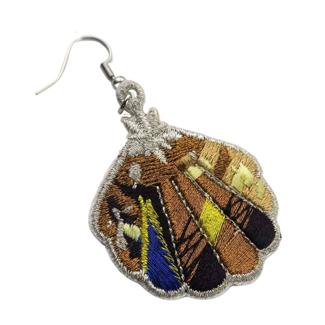 Accessory Manufacturer Embroidered Fashion Earrings for Women