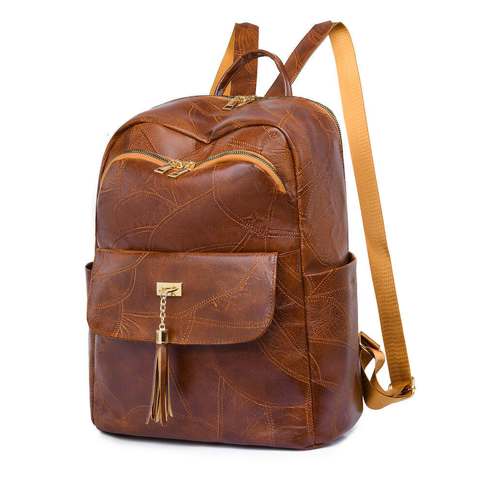 Women Tassel Decoration Large Bags Designer Tote Capacity 2025 New Travel Commuter Bag Ladies Backpack