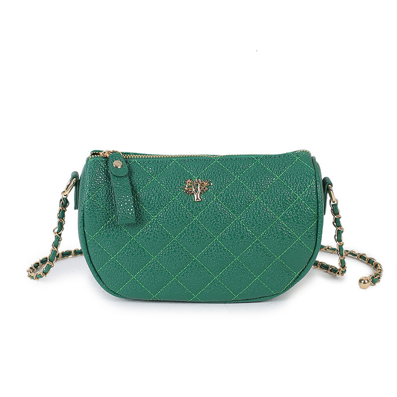 Caviar Small Square Women's New Trendy Fashion High-end Sense Stylish Chain Shoulder Crossbody Bag