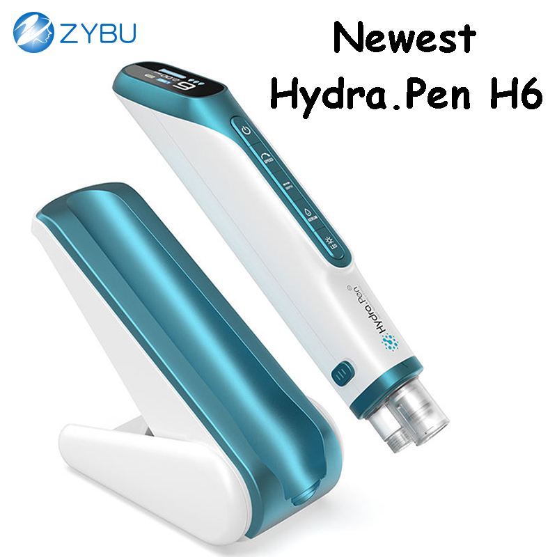 New Arrival Derma Pen LED Light Beauty Machine Hydra.Pen H6 Automatic Infusion Microneedling Dermapen Meso Therapy Skin Care Beauty MTS Tools
