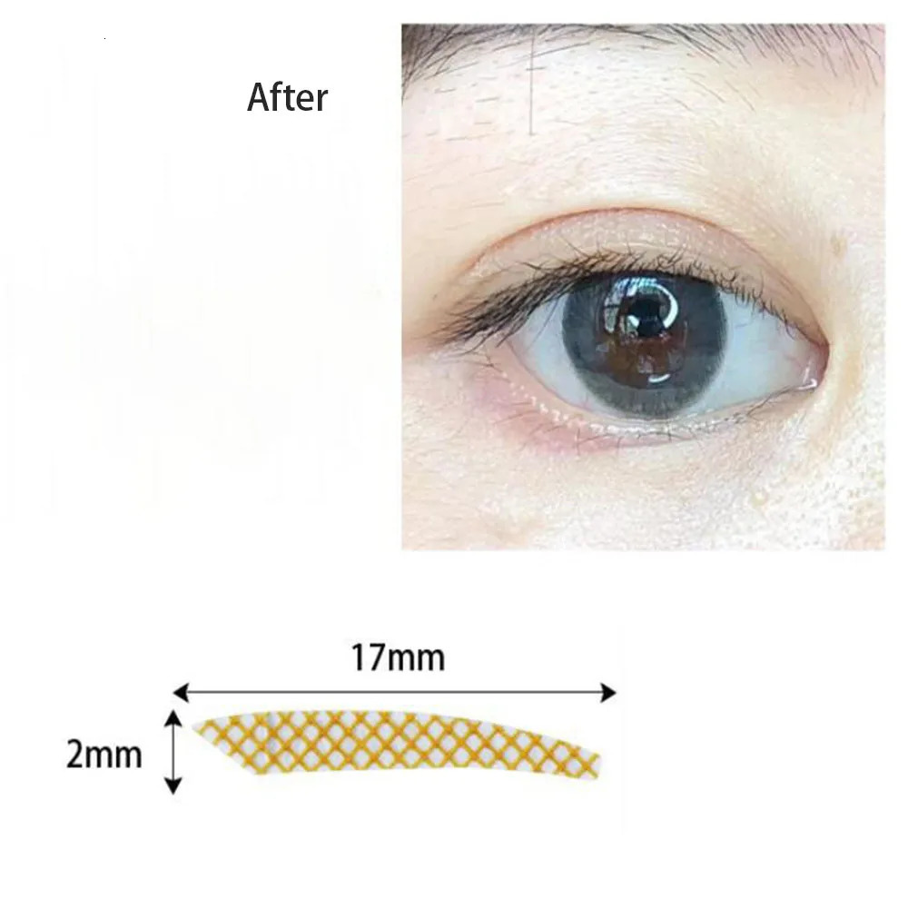 150Pairs/300PC Eyelid Tape Sticker Invisible Double Fold Eyelid Lace Paste Clear Beige Stripe Self-adhesive Eye Tape Makeup Tool 250811