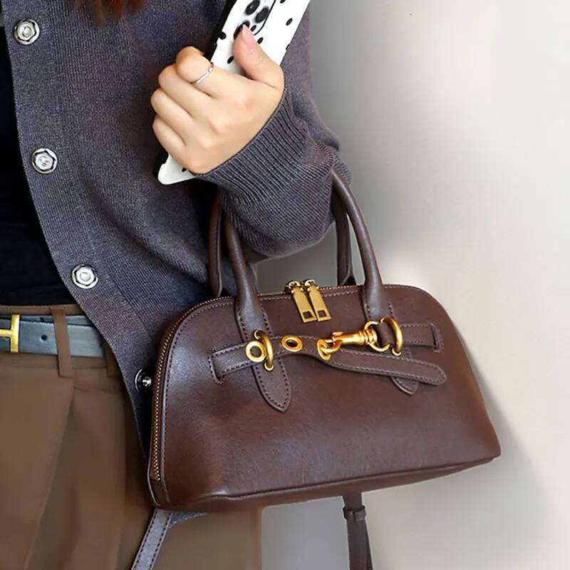 Designer Luxury Designer Women S Genuine Leather Vintage Handbags High Quality Fashion Shoulder Bag Cowhide Crossbody Bags