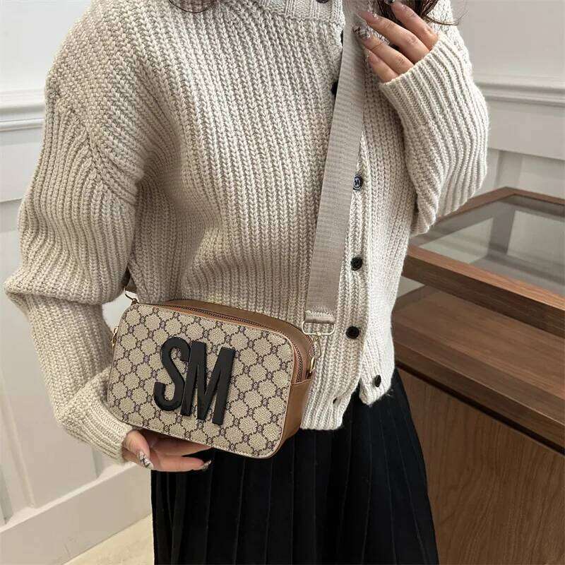 Designer Luxury Designer Luxury Spring Summer Floral Shoulder Bag Women Vintage Print Crossbody Purse Fashion Small Square Handbag Cute