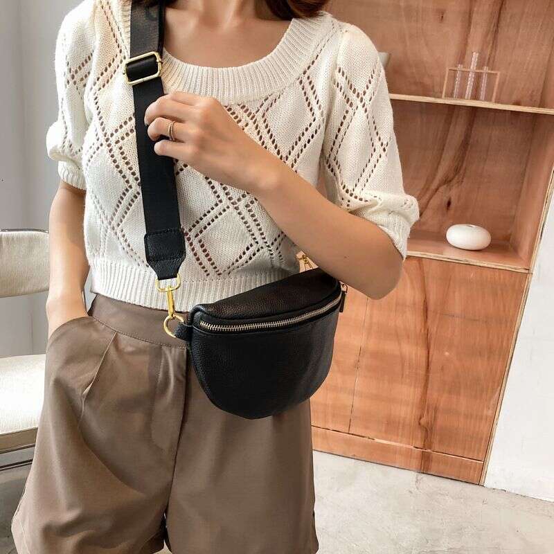 Fashionable Waist Trendy Spring and Autumn 2024 New Chest Bag for Women Design Sense Versatile Crossbody