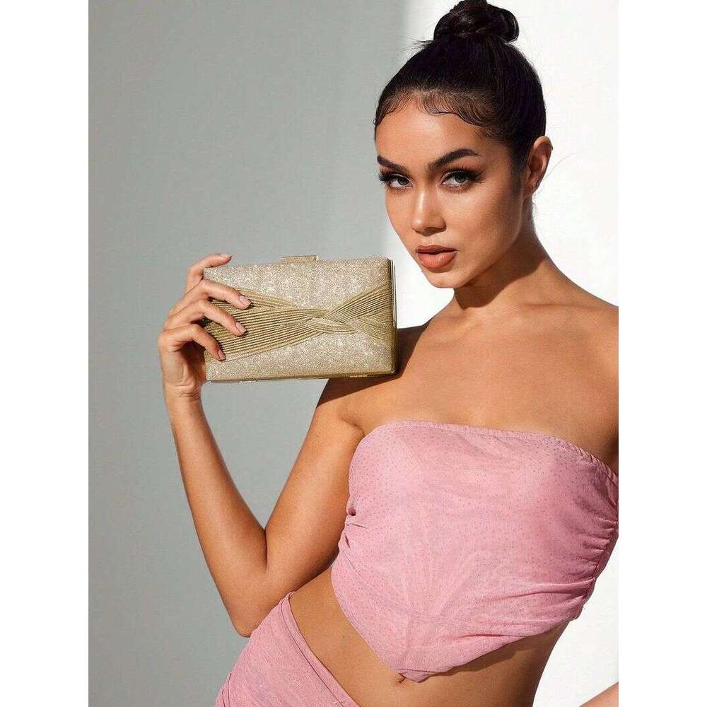 2025 Ladies European And American New Shoulder Fashion Wedding Dinner Party Gathering Clutch Handheld Crossbody Bag