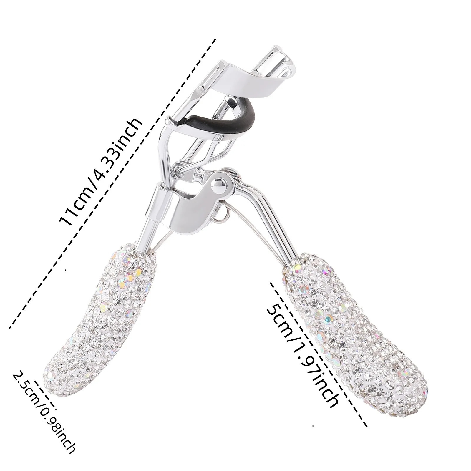 Color Curled Eyelash Curler Makeup Portable Beauty Tool Wide-angle Eyelash Curler Diamond Eyelash Aid 250813