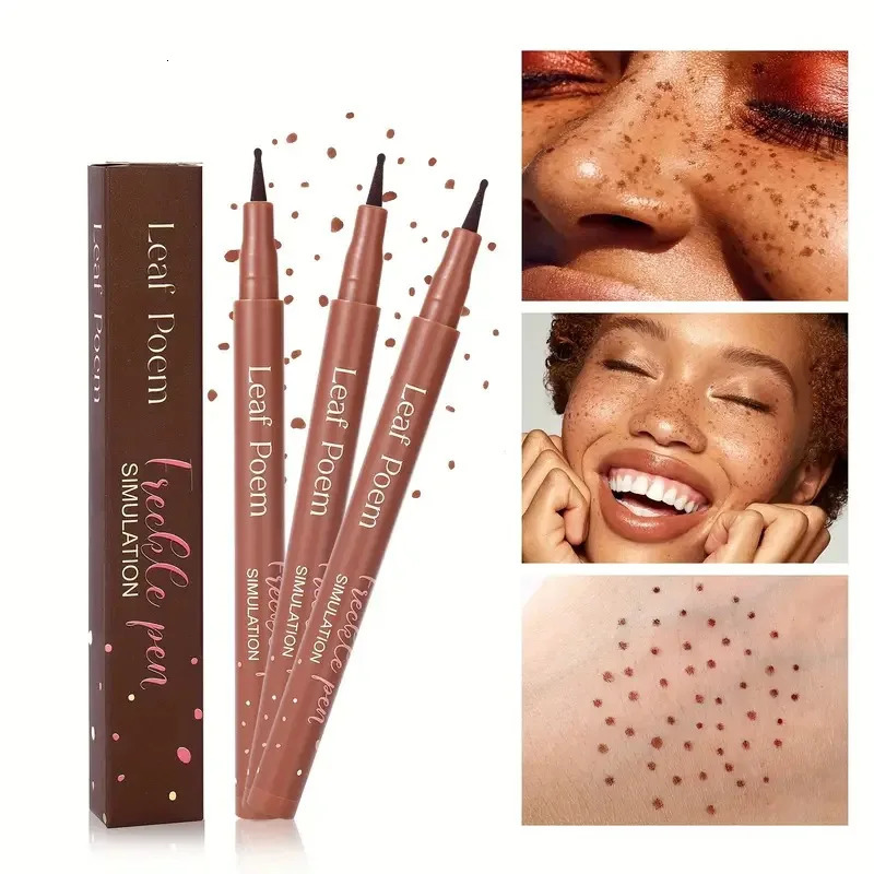 1pc Face Fake Freckles Pen Natural Waterproof Lifelike Fake Freckles Pen for Long Lasting Look Dot Spot Pen Makep Tool Cosmetic 250813