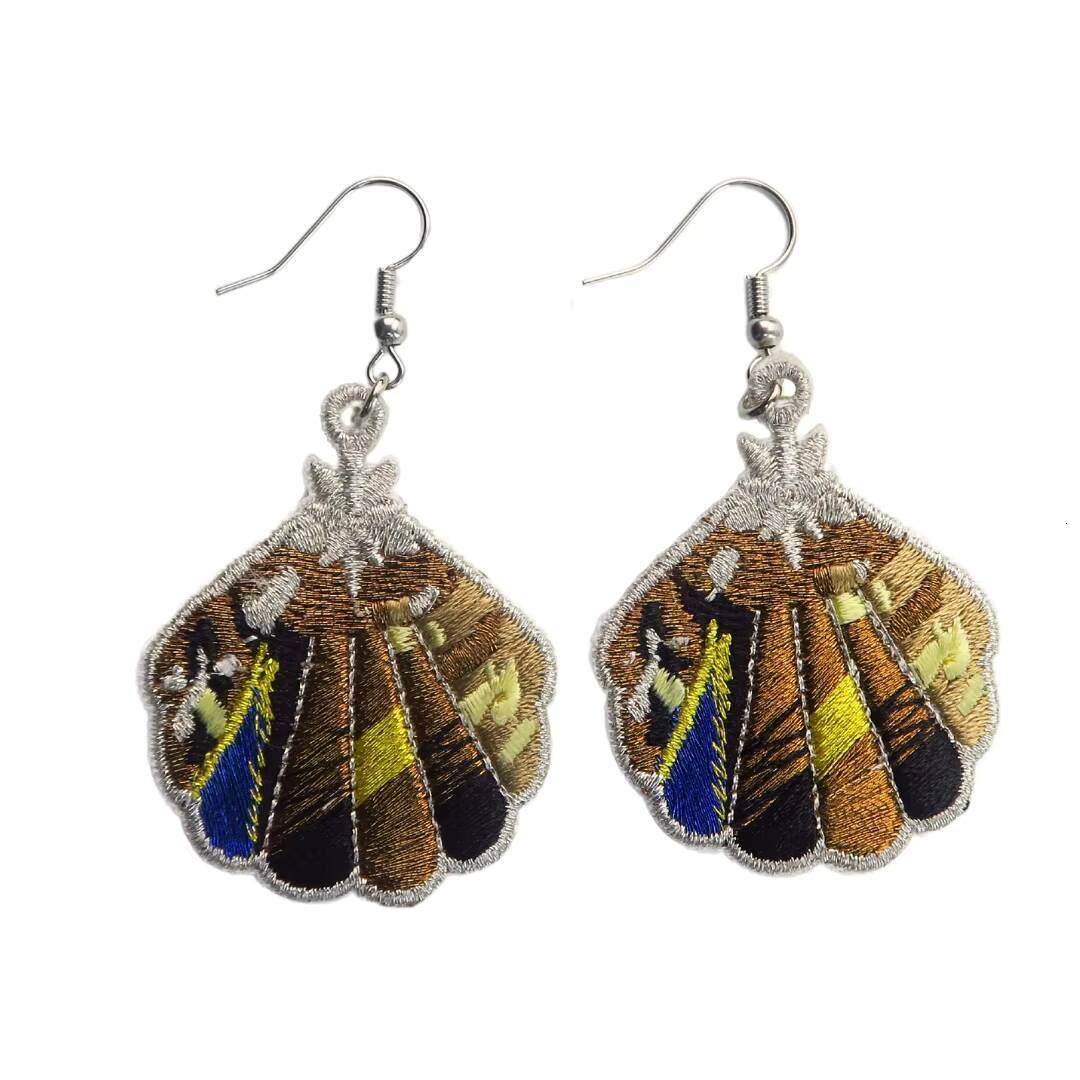 Accessory Manufacturer Embroidered Fashion Earrings for Women