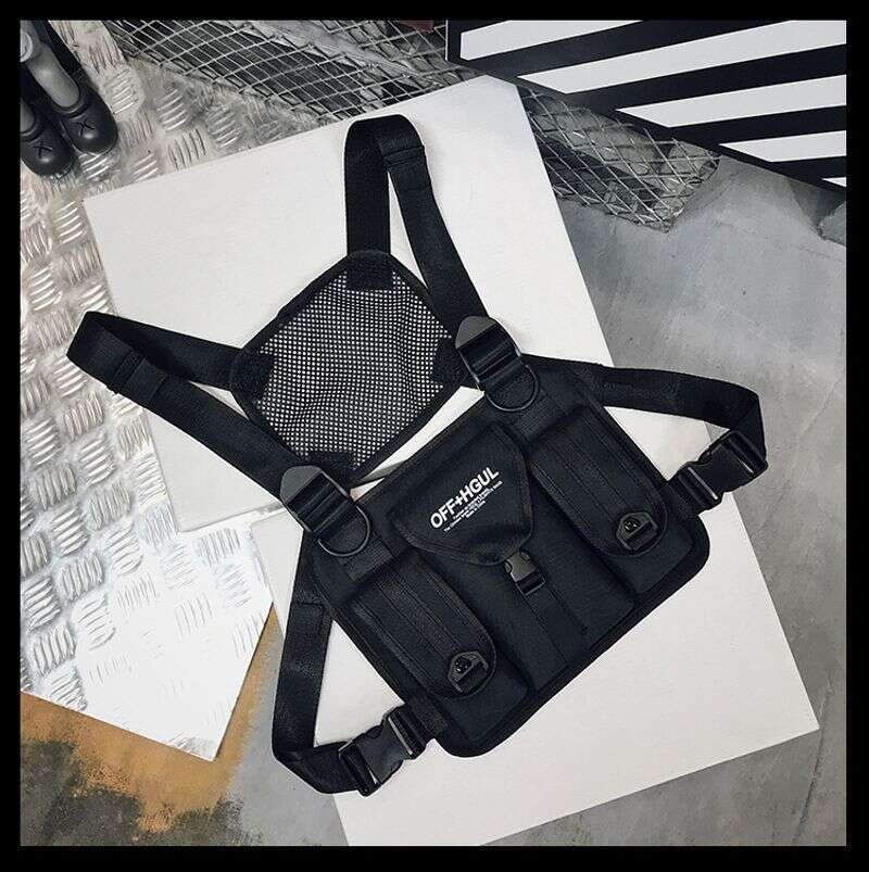 2022 New Functional Tactical Fashion Trendy Brand Vest Backpack Workwear Chest Bag