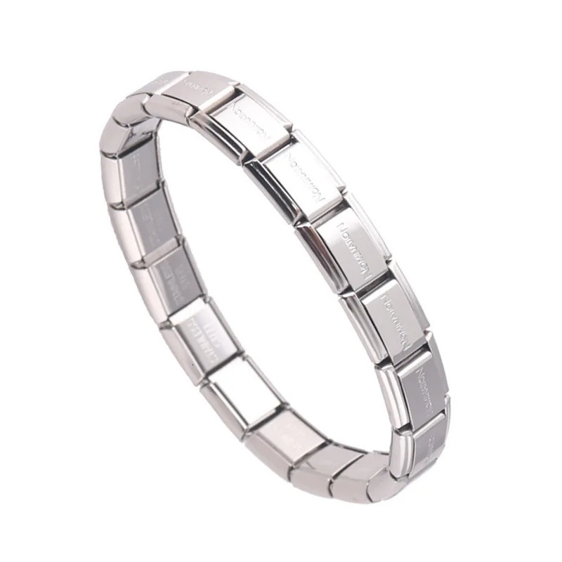 Simplicity Trend italian Charm Bracelet Metal Adjustable Bracelet for Women Men Unique Y2k jewelry HUANZHI 250812