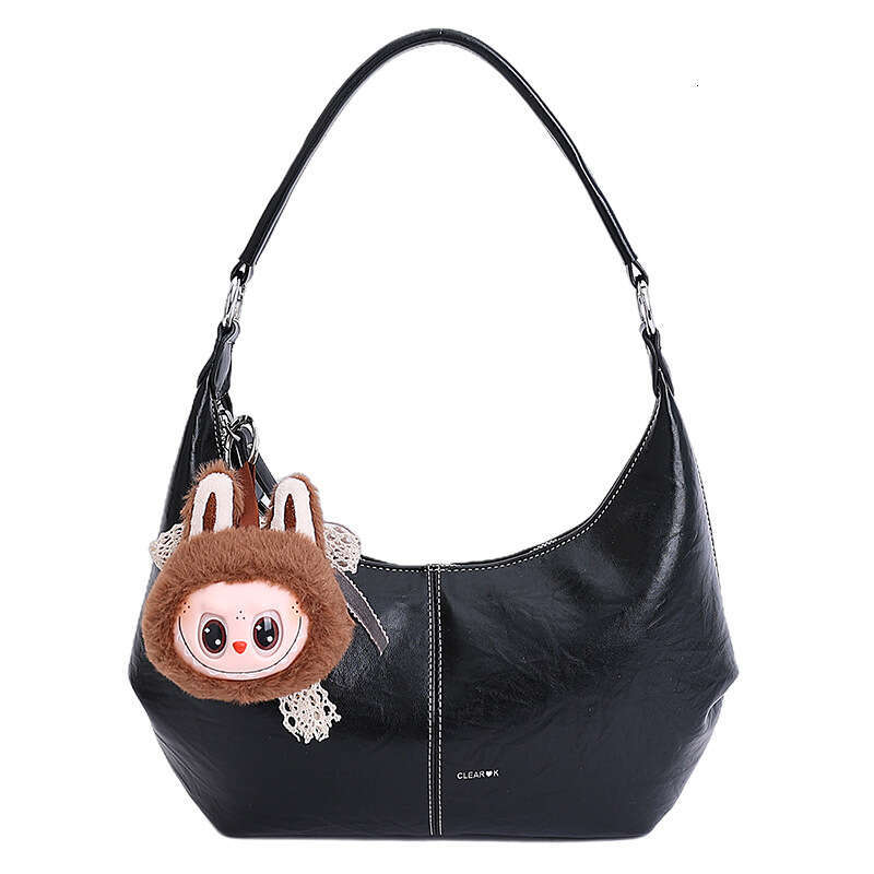 2025 New Women's Versatile Soft Leather Underarm High-End Single Shoulder Stylish Crossbody Bag