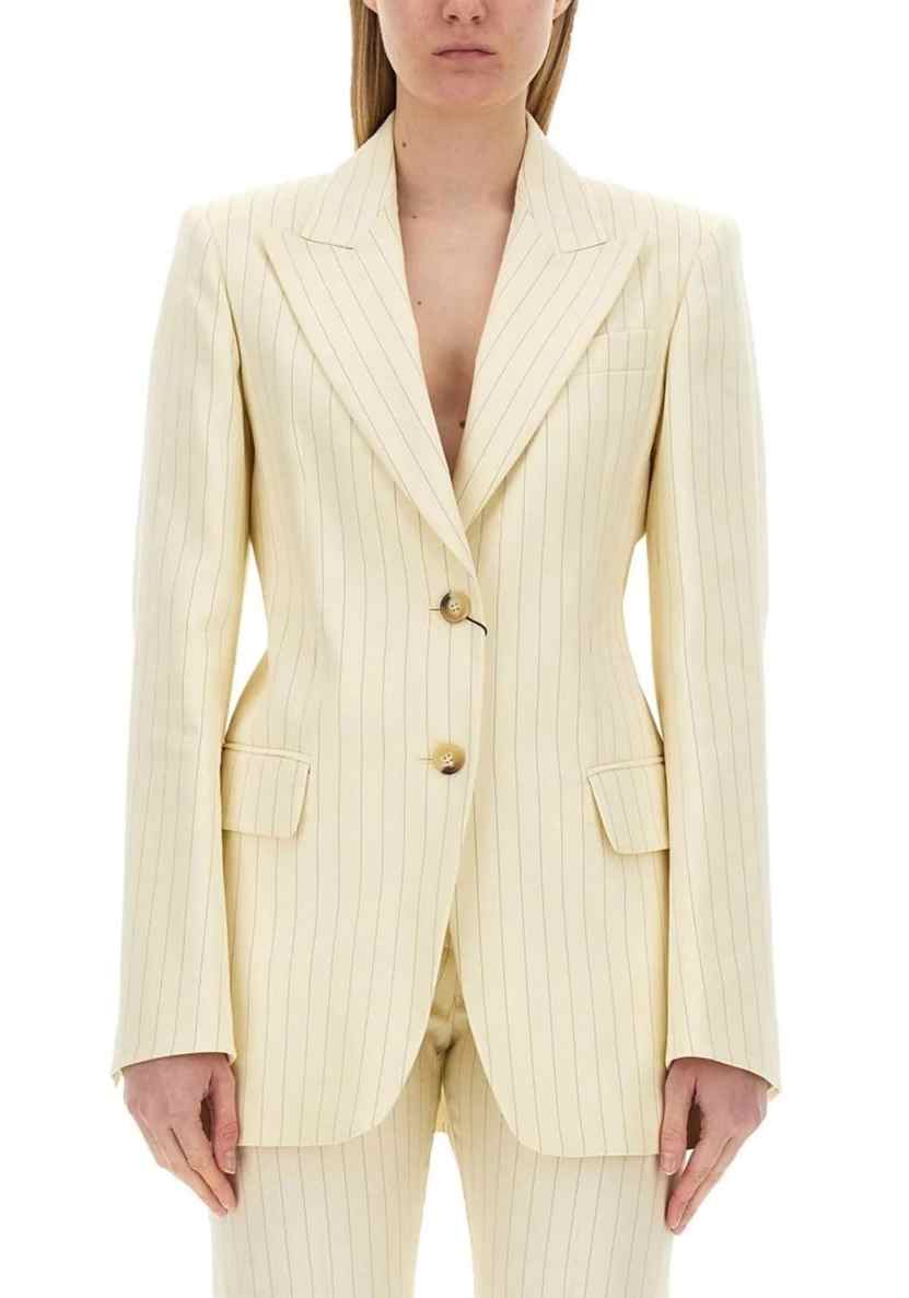 Classics Striped Women Suit Single Breasted 2 Piece Jacket Pants Formal Office lady Business Commuting Clothing