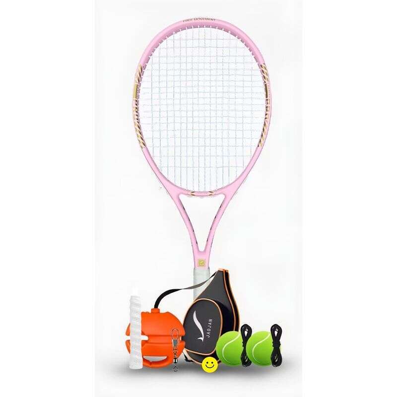 Trainer Outdoor With String Rebound Self-Practice Parent-Child Children's Single Player Tennis Racket Set