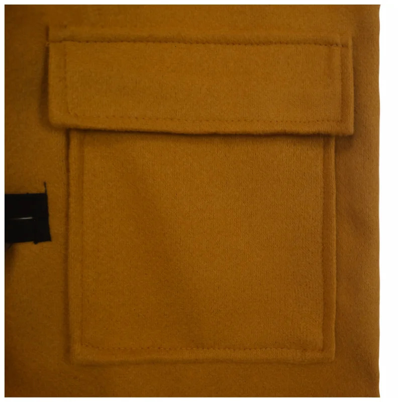 Streetwear Mens Jacket Casual Trench Horn Buttons Loose Hooded Outerwears Jackets Extralong Men Clothing For Autumn Winter 250813