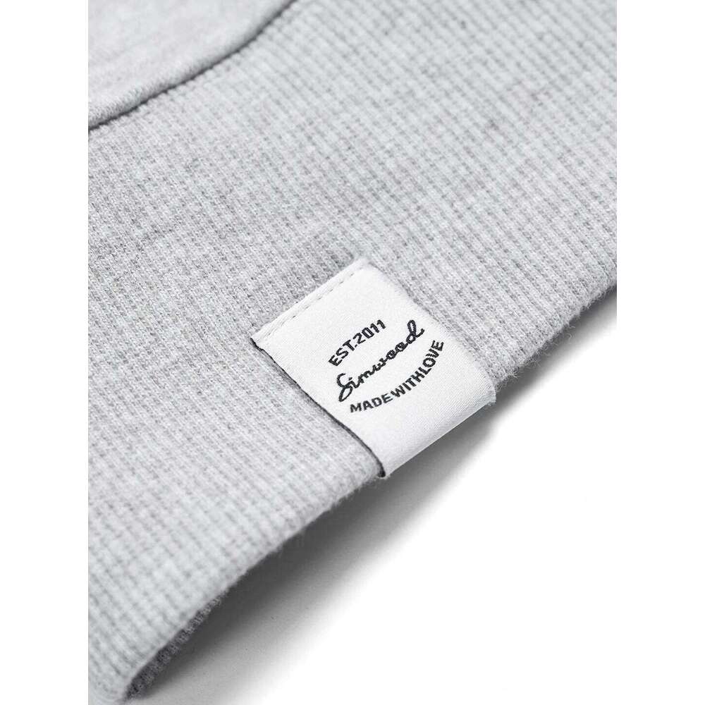 SIMWOOD Autumn New Hooded Hoodies Men Thick 360G Fabric Solid Basic Sweatshirts Quality Jogger Texture Pullovers