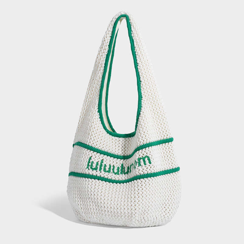 Women's designer woven bag for spring and summer 2025 new single shoulder tote bags fashionable and casual dopamine