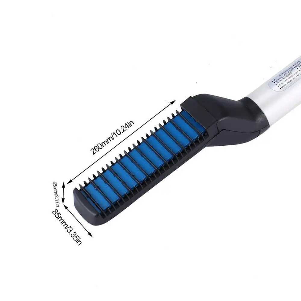 Multifunctional Hair Comb Brush Beard Hair Straightener Electric Heat Beard Straightening Comb Quick Hair Styler For Men W250814