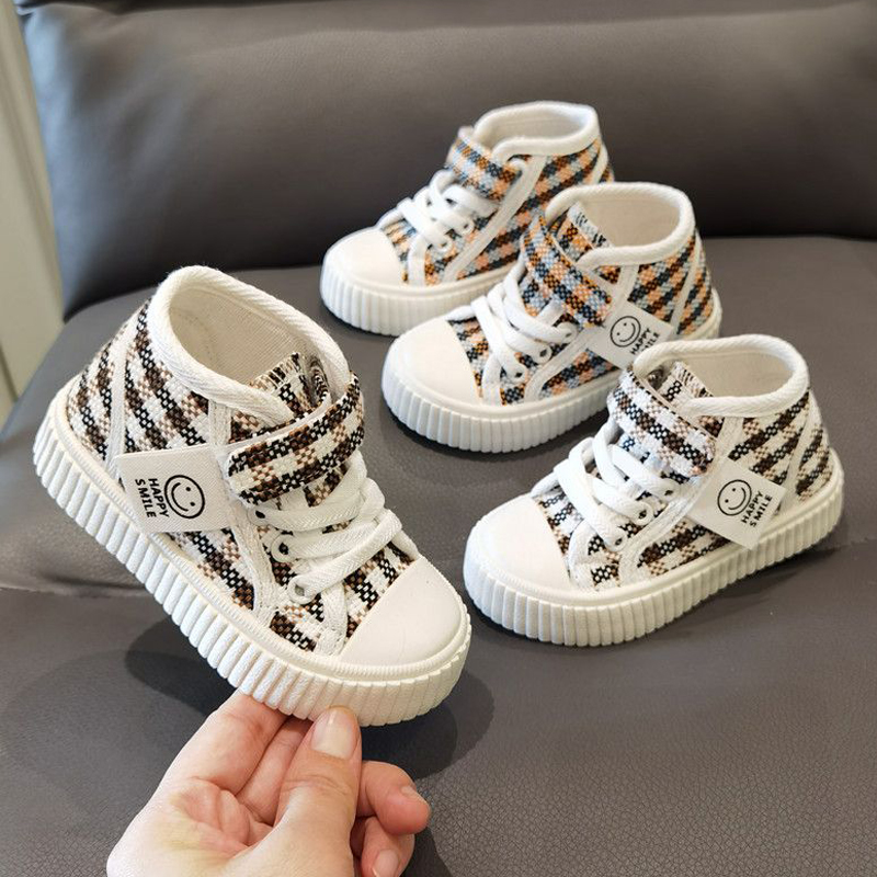 Kids Canvas Shoes Casual Sport Boys Girls Sneakers Shoes Kidsnest Soft Rubber Sole Flat Children Toddlers Canvas Shoes Size 20 - 31 K0632