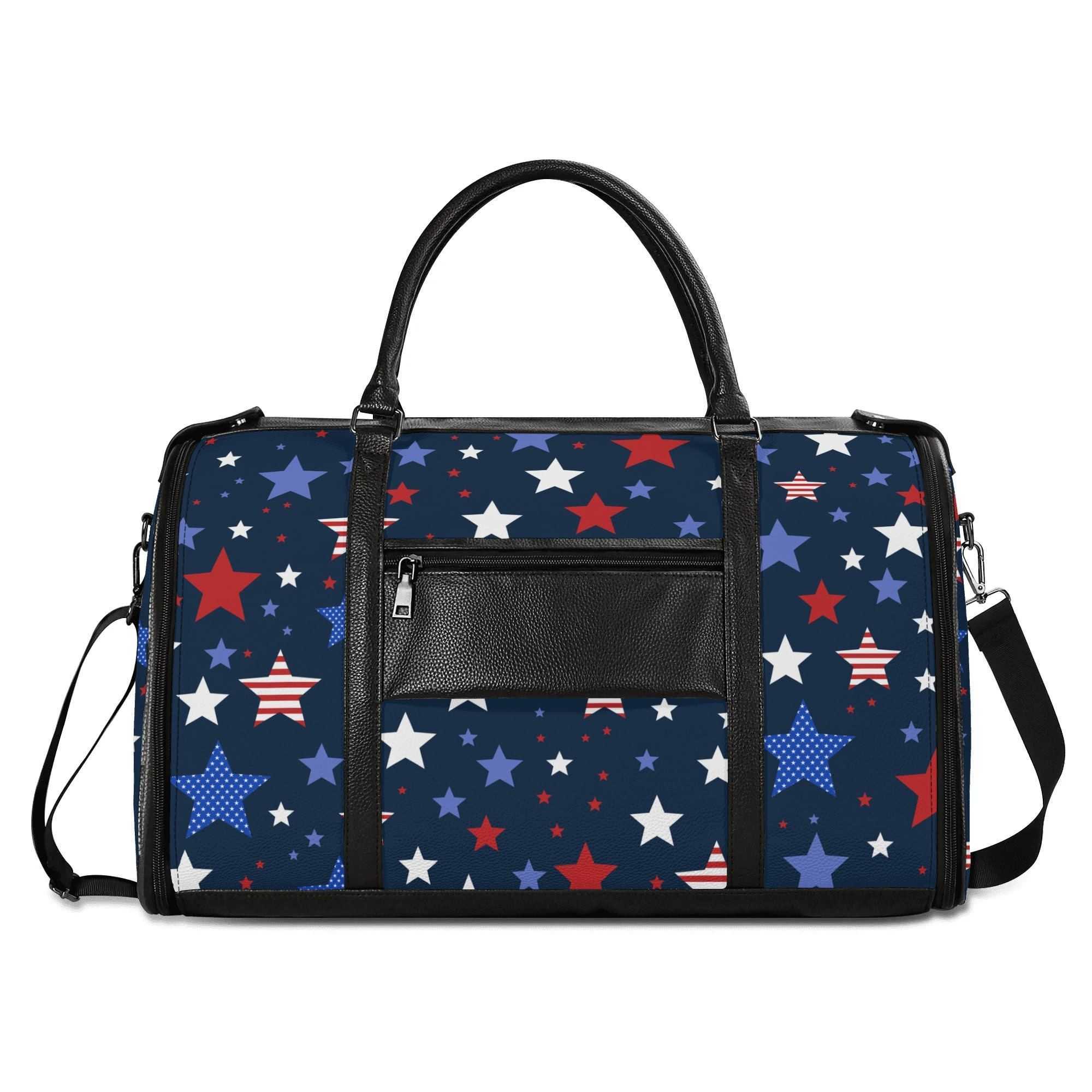 NXY Personalized Leather Duffle Bag Foldable Travel Bag Designer Luggage Women Men Fashion Print Sport Bags 250814