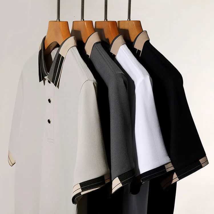 2025 Summer New Mens Classic Polo Shirt Short Sleeve Polo Mens Top Hot Sale XJ250804