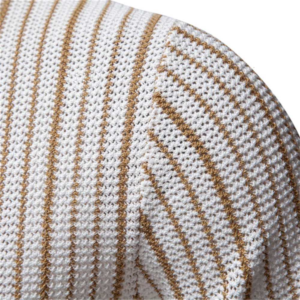 2025 Mens Striped Mesh Polo Shirt - Breathable Contrast Panel Knit Top with Turn-Down Collar XJ250804