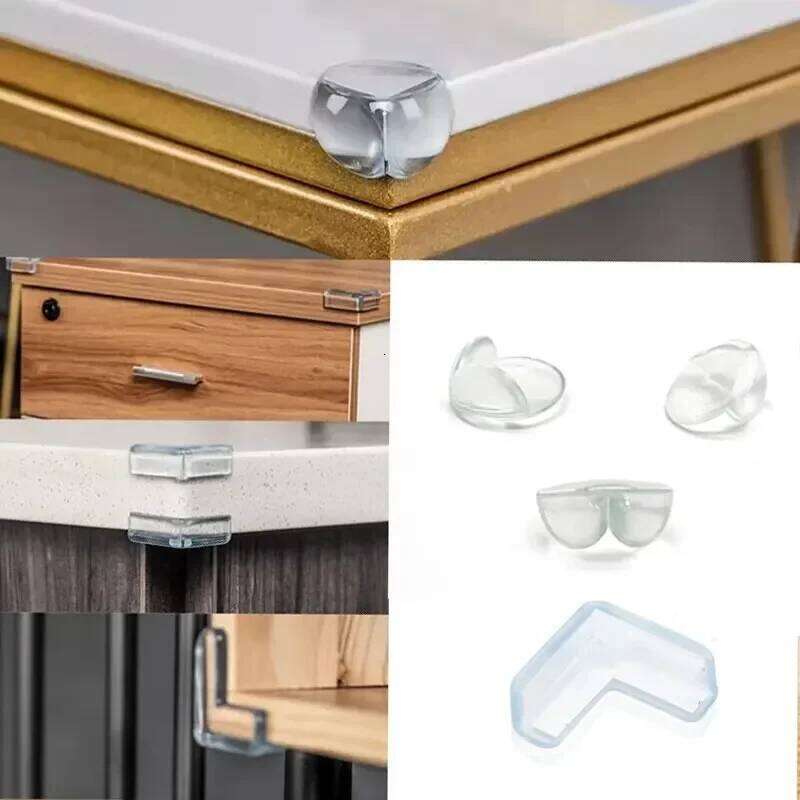 4pcs Children's Baby Safety Silicone Round Pvc Table Corner Anti-Collision Protective Cover