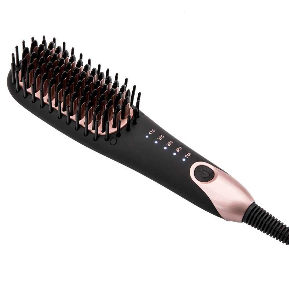 Hot Sale Hair Straightener Brush Electric Flat Iron Permanent Hair Straightener Comb Beard Straightener W250814