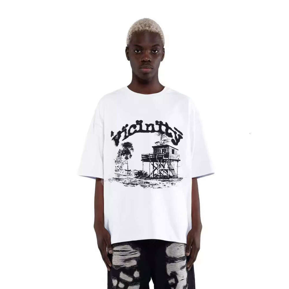 Shooting House White VIC Short Sleeve SHOOTING HOUSE TEE WHITE Same Style Printed T-Shirt