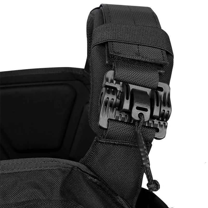 Tactical Plate Carrier Quick Release Fast Adjust Command Laser Cut Vest with Magazine Pouch MOL Lightweight Hunting Gear Y250814