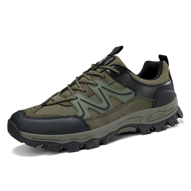Hiking shoes Mens trainers Sneakers waterproof non slip wear resistant comfortable and breathable outdoor