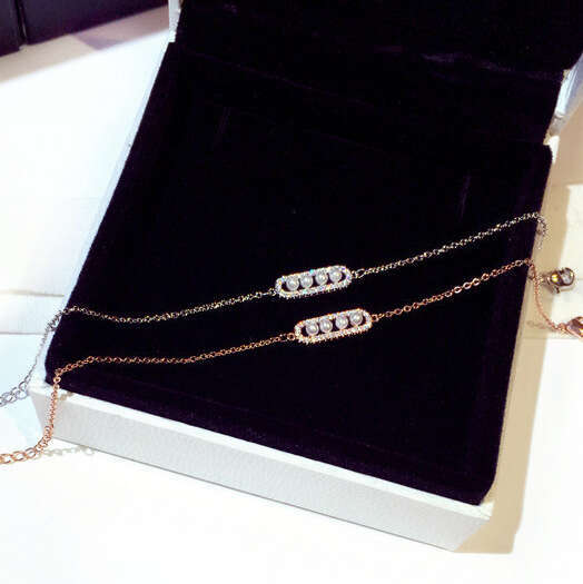 New Fashion Korean Version Exquisite Super Shiny Imitation Pearl Inlaid Zircon Elegant Bracelet Bangle Jewelry for Women S00247