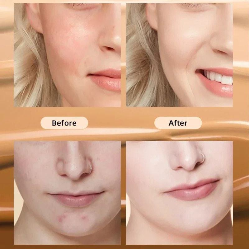 Liquid Foundation Cream Concealer Stick 6 Color Full Coverage Oil-control Natural Lasting Concealer BB Cream Makeup 250813